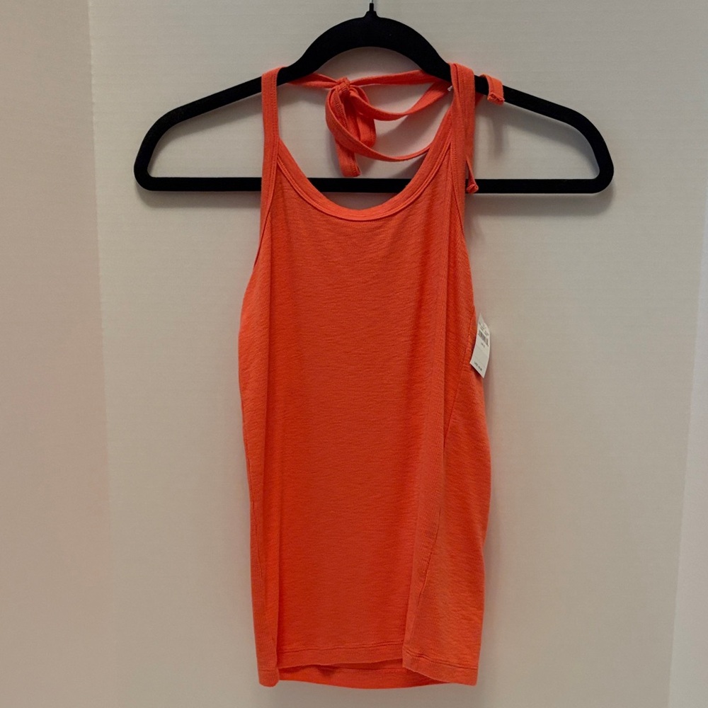 American Eagle Outfitters Vibrant Orange Tank Top
